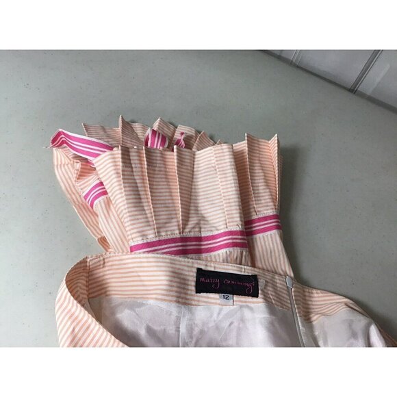 Maizy Cummings Stripe Skirt Womens 12 - Picture 3 of 5